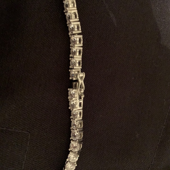 2.0mm 18in Tennis necklace, Johnny Dang & Co. (Diamond Stimulant) - Picture 3 of 5